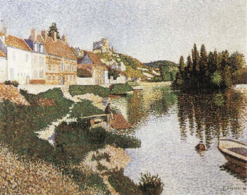 Riverbank,Petie Andely, Paul Signac